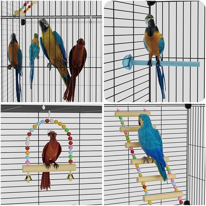 Extra Large Bird Cage, Wide Birdcage - Image 4