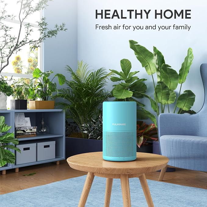 FULMINARE Air Purifiers for Home Bedroom H13 HEPA Air Purifier, 3 Speeds - Image 2