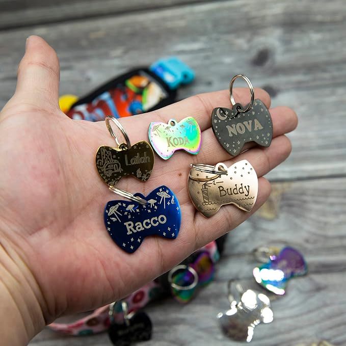 Personalized Dog Tag with 5 Lines of Custom Deep Engraved Durable Stainless - Image 5