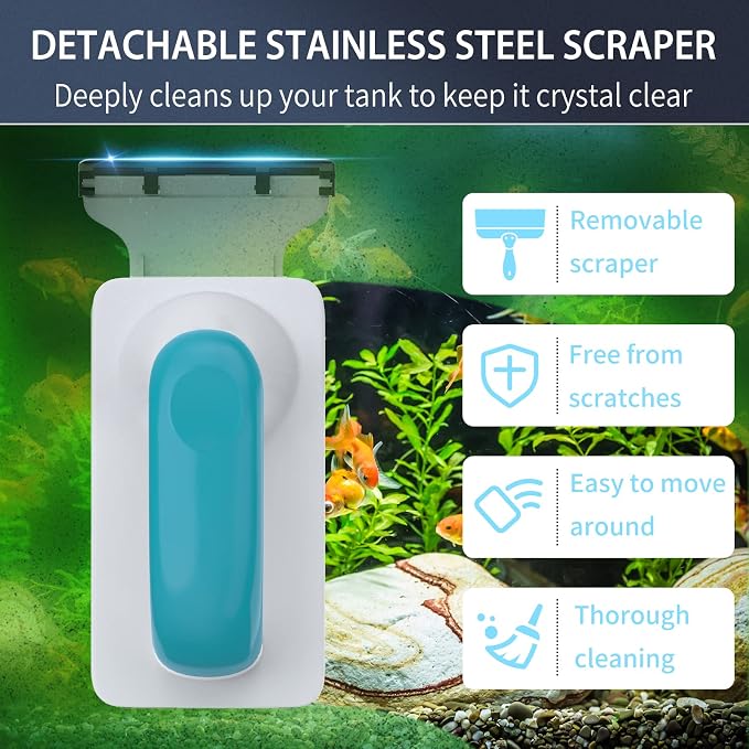 Pawfly Aquarium Strong Magnetic Brush Stain Cleaner - Image 3