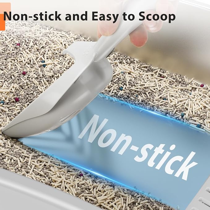 2 Pack Stainless Steel Litter Box - Image 6