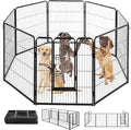 BestPet | Dog Playpen | 40 Inch, 8 Panels | Heavy Duty Metal Pet Exercise Pen | by BestPet