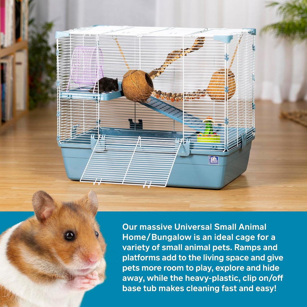 Prevue Pet Products Small Animal Home, Blue - GlobalHabitat Supply