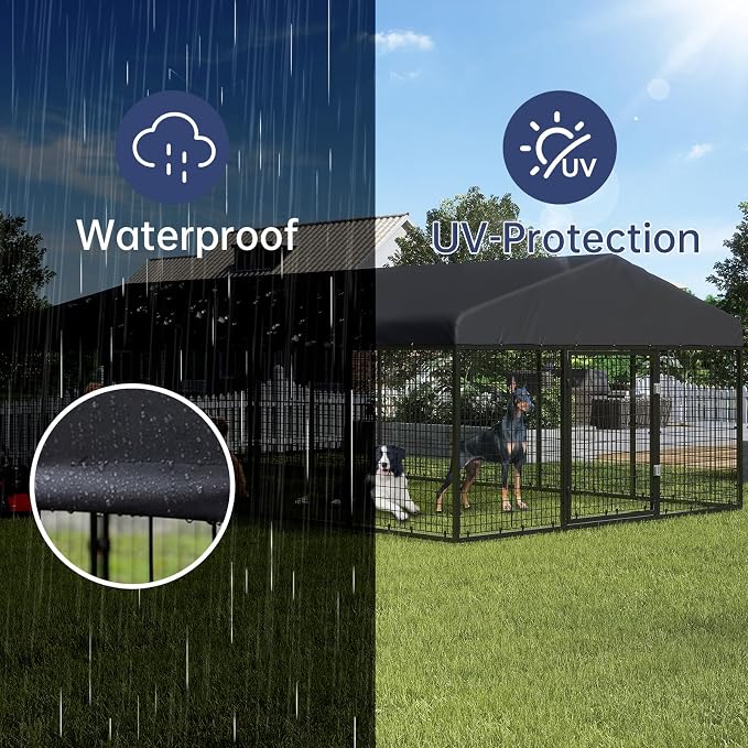 Large Outdoor Dog Enclosure, Heavy Duty Dog Cage - Image 5