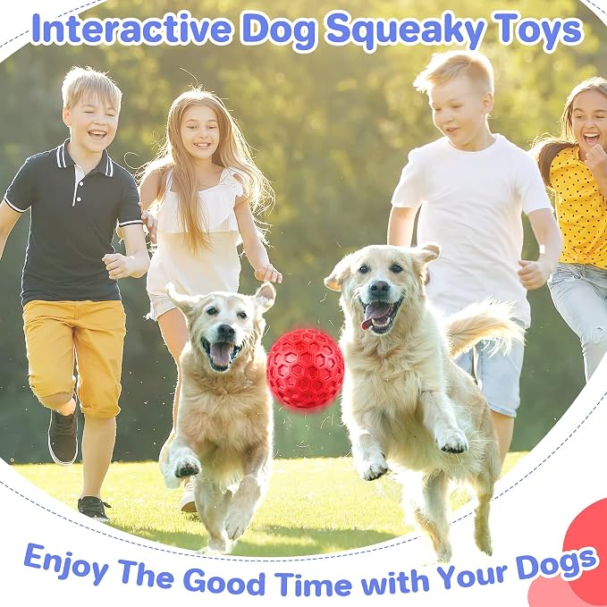 Indestructible Squeaky Dog Balls - Image 7