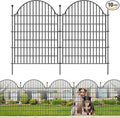 10 Panels No Dig Decorative Garden Fence by Blingluck
