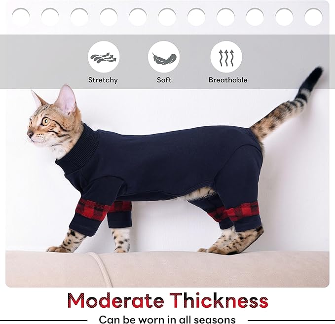 PUMYPOREITY Fur Control Cat Pajamas, Versatile Shirt - Image 3
