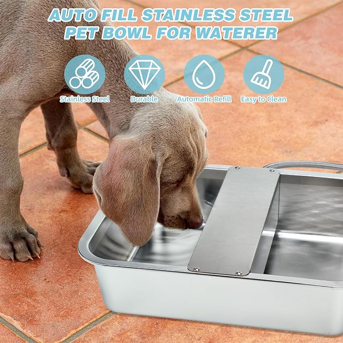 3 Gallon Automatic Dog Water Dispenser, Large Dog Water Bowl Dispenser - Image 3