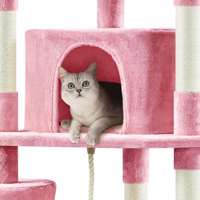 Yaheetech 79in Cat Tree Multi-Level Cat Tower - Image 5