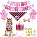 Dog Birthday Party Supplies, Dog Birthday Hat Bandana Scarf by Selemoy