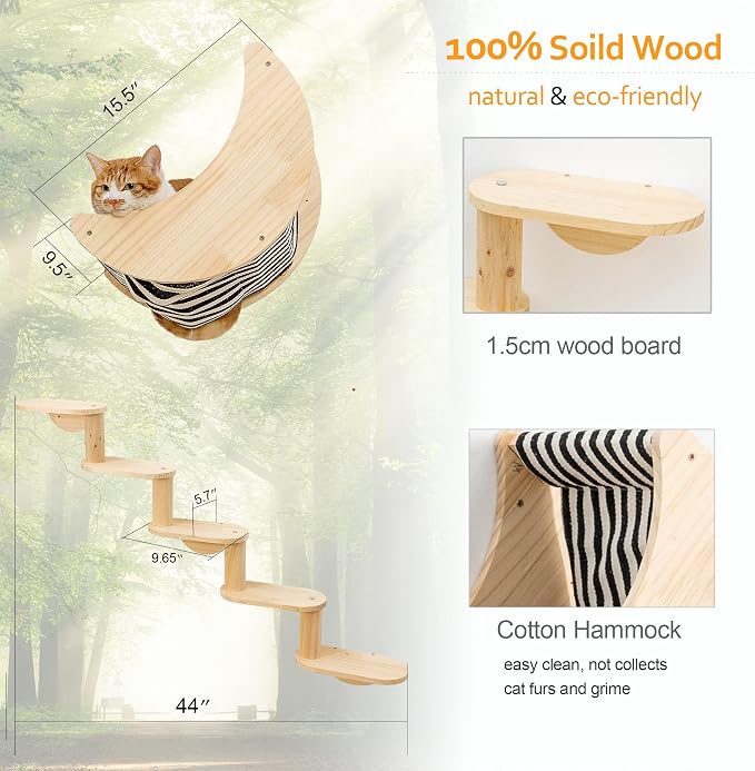 Cat Shelf for Wall Mount Hammock - Image 6