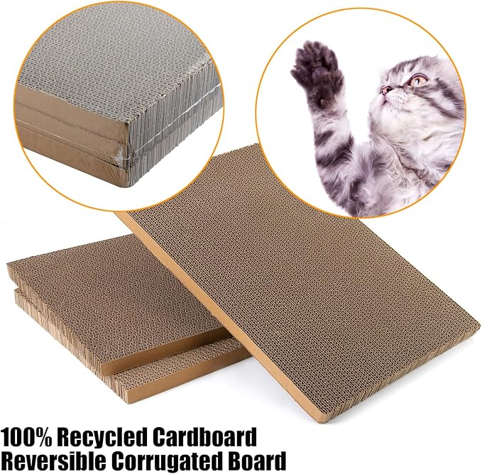 Kichwit Large Cat Scratching Pads, Reversible Cat Scratching Board, 16.5" x - Image 3