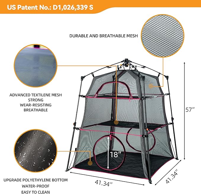 Pop Up Catio Cat Enclosure for Indoor and Outdoor - Image 5