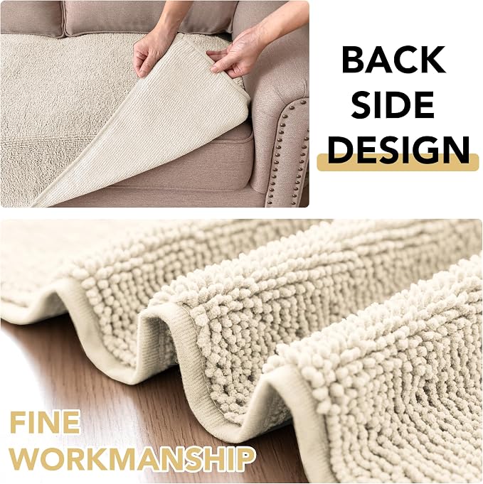 H.VERSAILTEX Non Slip Pet Couch Cover Chenille Dog Bed Protector Thick Soft - Image 7