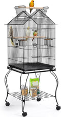 Yaheetech 57-Inch Rolling Open Top Roof Bird Cage by Yaheetech