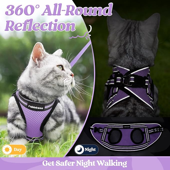 rabbitgoo Cat Harness and Leash Set - Image 8