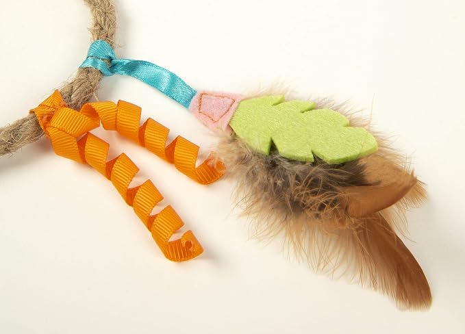 SmartyKat Dream Dangler 2-in-1 Hanging Feather Cat Toy - Image 3