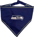 NFL Seattle Seahawks TIE Bandana, Small/Medium. Dog Bandana Scarf Bib by PETSFIRST