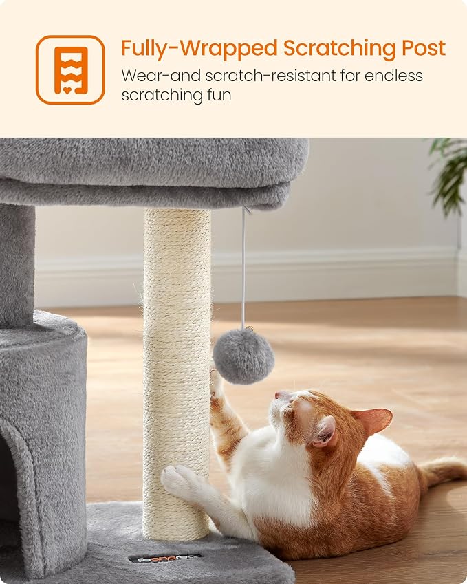 Feandrea Cat Tree, Small Cat Tower - Image 7