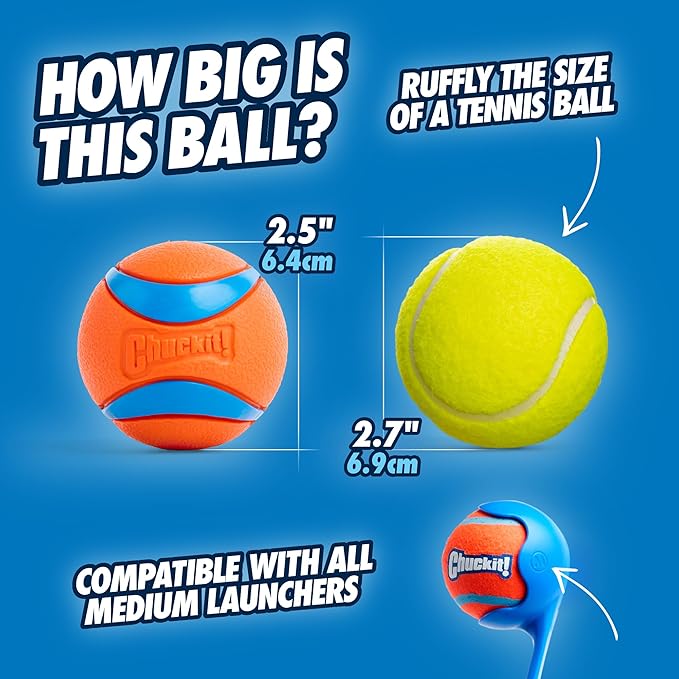 Chuckit! Ultra Dog Ball & Launcher Bundle Classic 26M 26" Length - Image 3