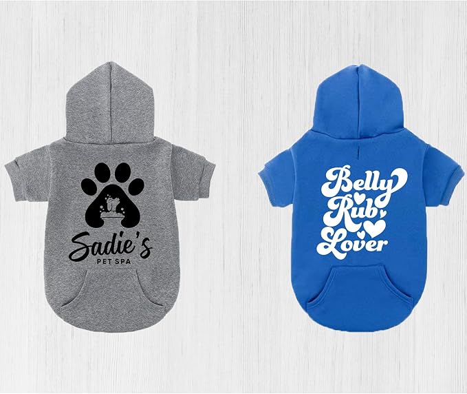 Personalized Name Dog Hoodie, Print Hoodies Pets Name, Custom Pet Memorial - Image 4