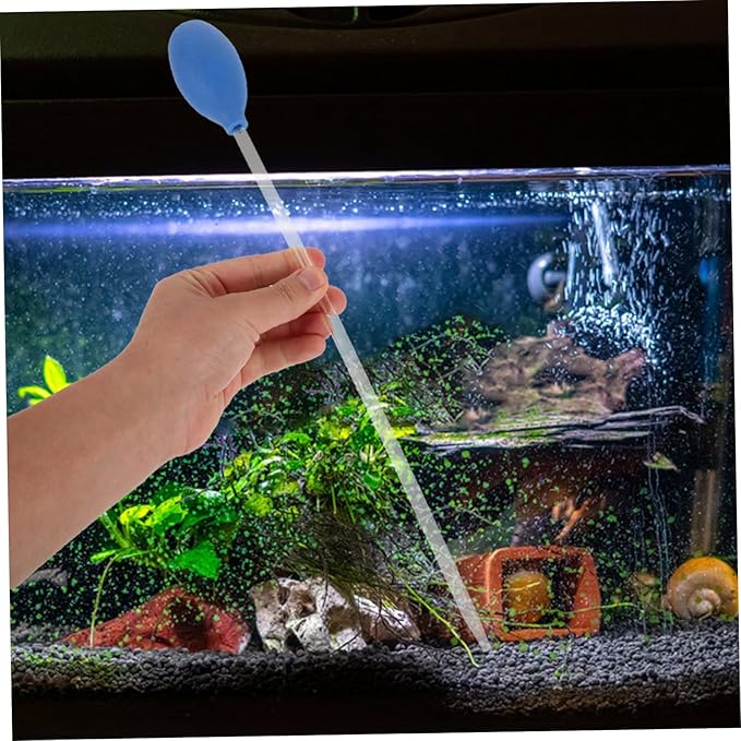 ibasenice Aquarium Excreta Cleaner Coral Feeding Tool and Water Changer Fish - Image 8