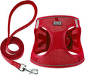 Dog Harness with Leash Set, No Pull Adjustable Reflective Step-in Puppy Pet by BOOMIBOO