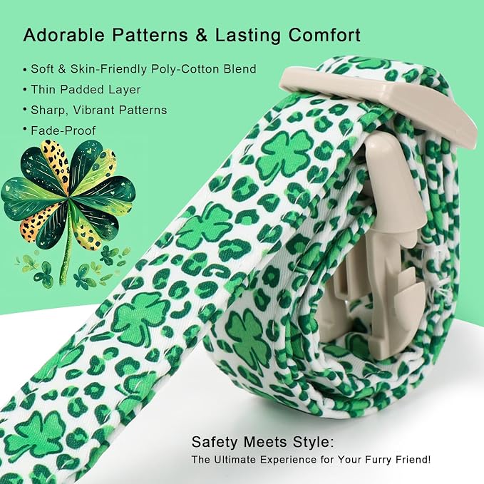 St Patricks Day Dog Collar for Puppy Small Dogs - Image 5