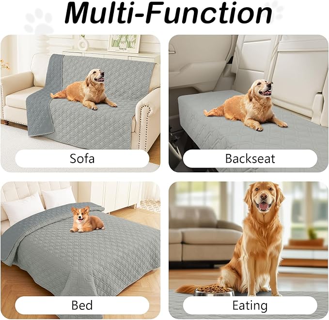 hyha Waterproof Dog Bed Blanket, Soft Pet Blankets, Waterproof Couch Cover - Image 5