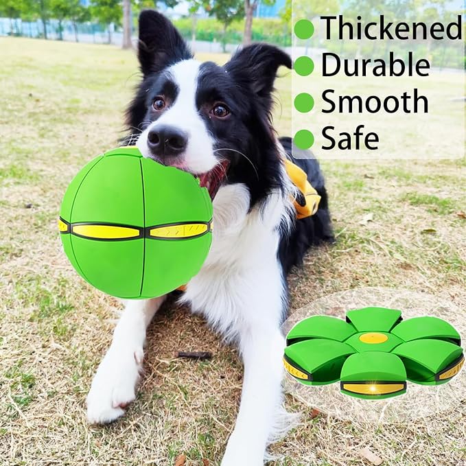 Pet Toy Flying Saucer Ball, Flying Saucer Ball Dog Toy - Image 4