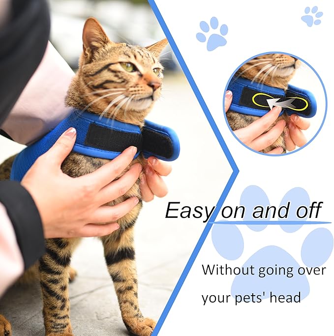 Kitty Harness and Leash for Walking Escape Proof Breathable Mesh Fabric - Image 6