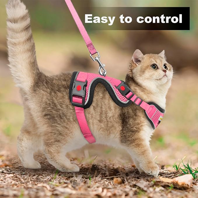 Cat Harness and Leash for Walking, Retractable Cat Harnesses and Leash Set - Image 5