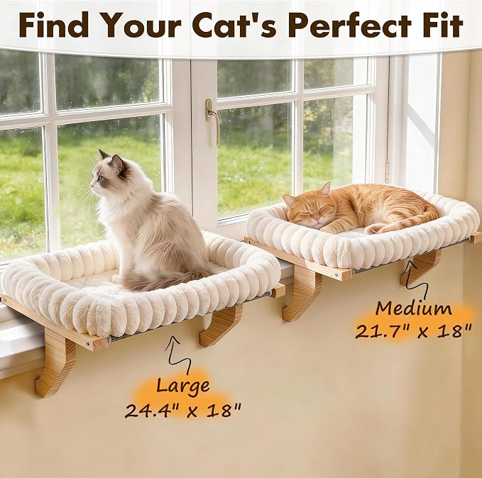 Cloud-Cuddle Cat Perch for Window Sill - Image 8