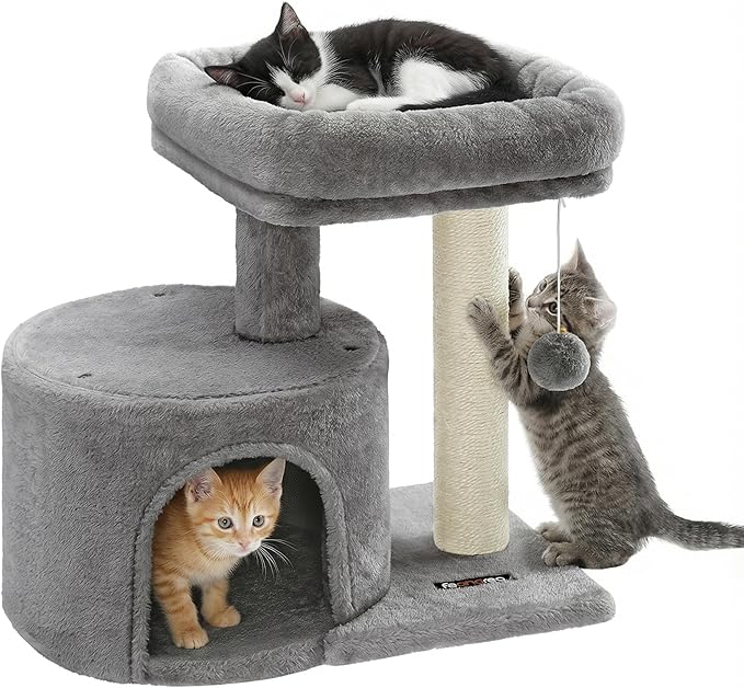 Feandrea Cat Tree, Small Cat Tower by FeandreabySONGMICSHOME