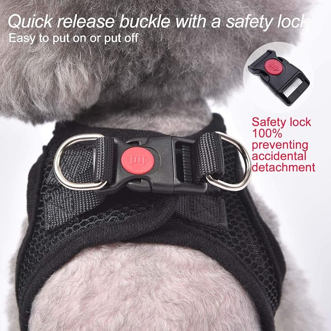 Dog Harness Step-in Breathable Puppy Cat Dog Vest Harnesses - Image 4