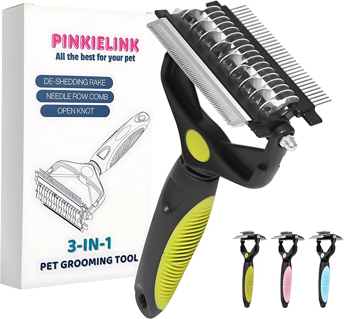 3-IN-1 Pet Grooming Tool by PINKIELINK