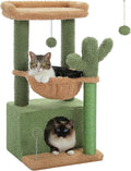 PEQULTI 4-in-1 Cactus Cat Tree, Cat Scratching Post by PEQULTI