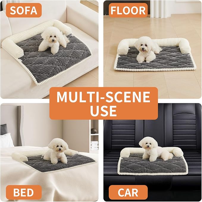 HAOMAIJIA Dog Couch Bed for Small Dogs, Non Slip Pet Couch Covers for Sofa - Image 6