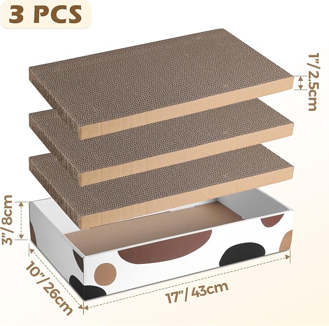 ComSaf Cat Scratcher Cardboard Indoor - Image 2