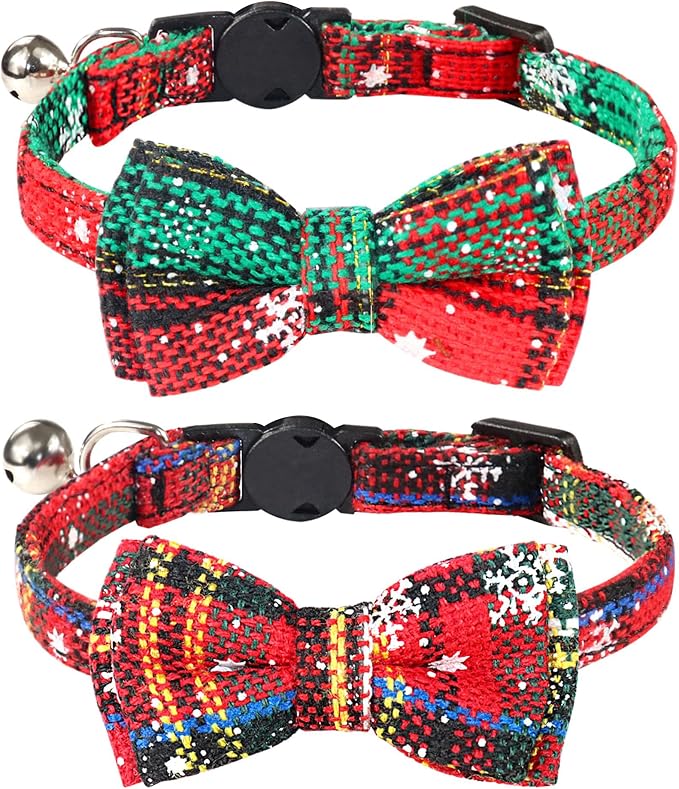 Joytale 2 Pack Christmas Cat Collar by Joytale