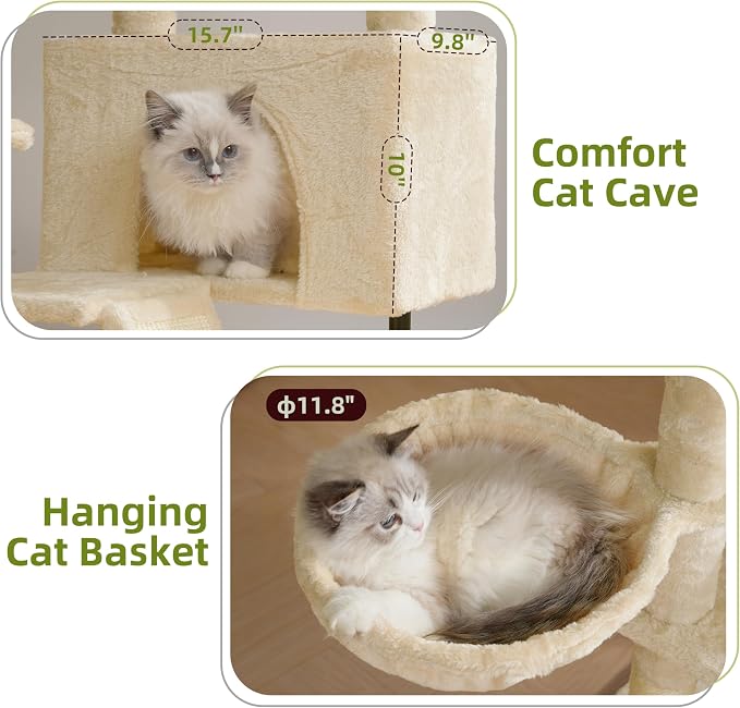 Cat Tree for Indoor Cats, Cat Tower - Image 4