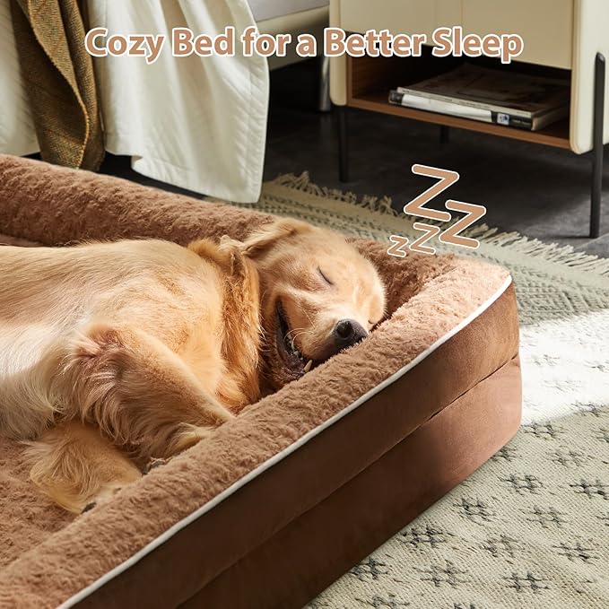 WNPETHOME Dog Beds for Large Sized Dogs, Washable Orthopedic Dog Couch Sofa Bed - Image 3