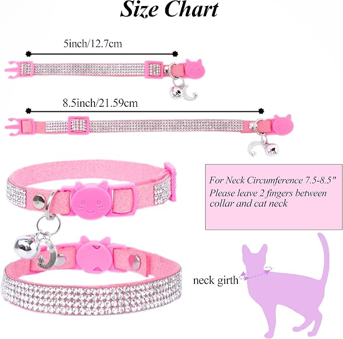 Rhinestone Cat Collar Breakaway - Image 6