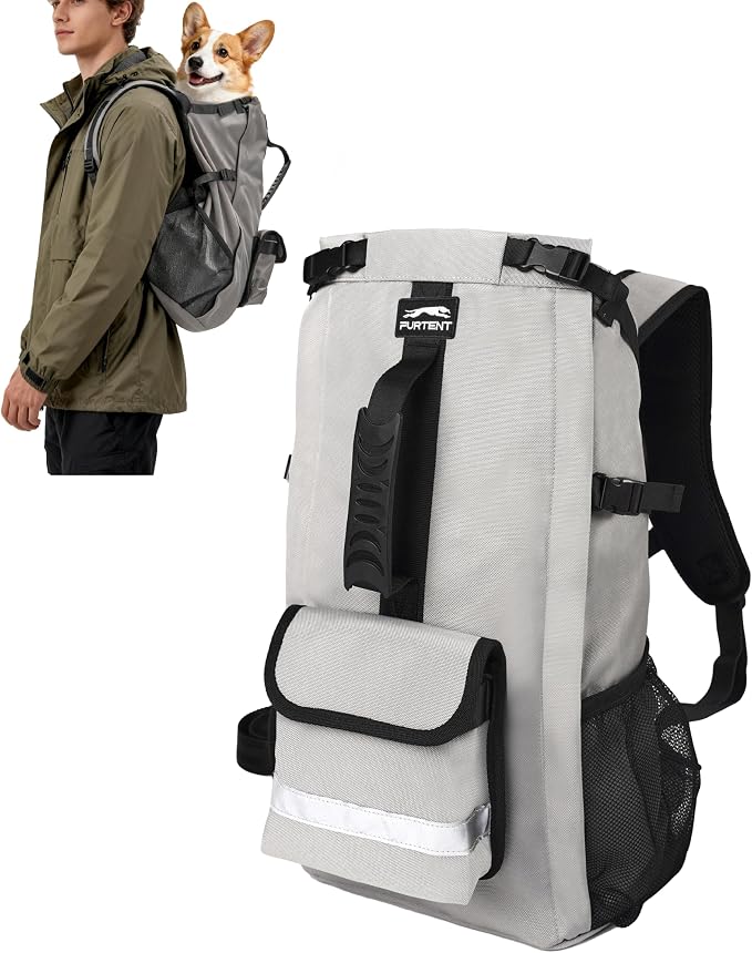 Dog Backpack for Small & Medium Dogs – 4-Layer Safety Pet Carrier by HOME