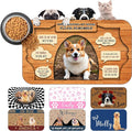 Personalized Dog Cat Mat with Name Photo Custom Placemat Feeding Mats by MYESCUSTOM