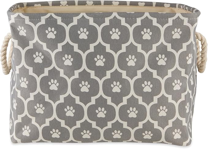 Bone Dry Pet Storage Collection Lattice Paw Print, Small Rectangle - Image 4