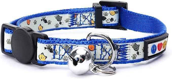 Pawtitas Glow in The Dark Cat Collar by Pawtitas