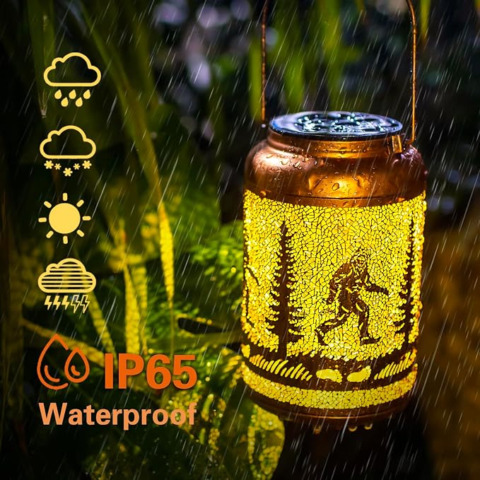 Bigfoot Solar Lanterns Outdoor Hanging Waterproof Solar Lights Big Foot - Image 7