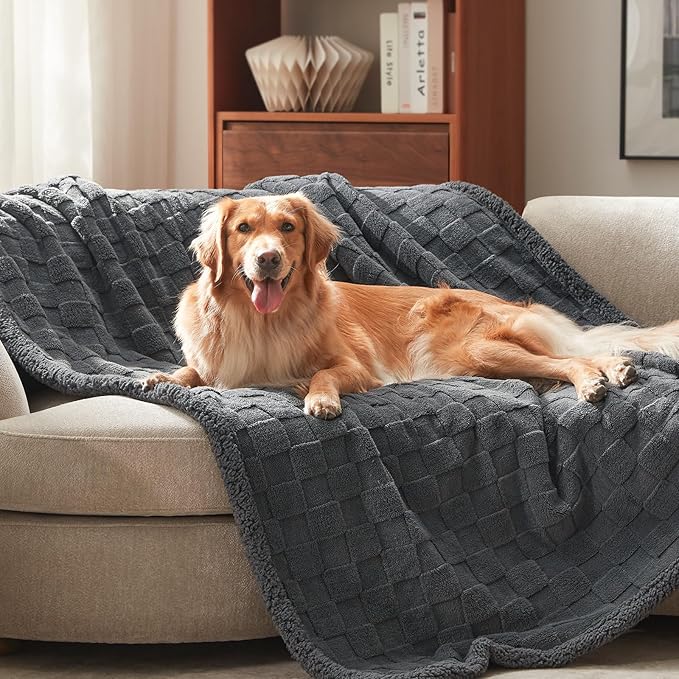 GASUR Waterproof Dog Blankets for Large Medium Dogs, Dog Blanket for Couch Bed by GASUR