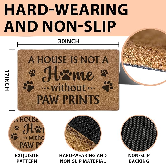 Funny Dog Door Mats, Dog Lovers Mom Dad Gifts Door Mat - Image 3